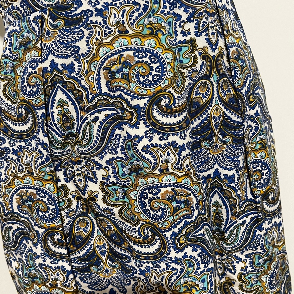 J. Crew Women’s Paisley Dress Size 2 - Picture 4 of 10